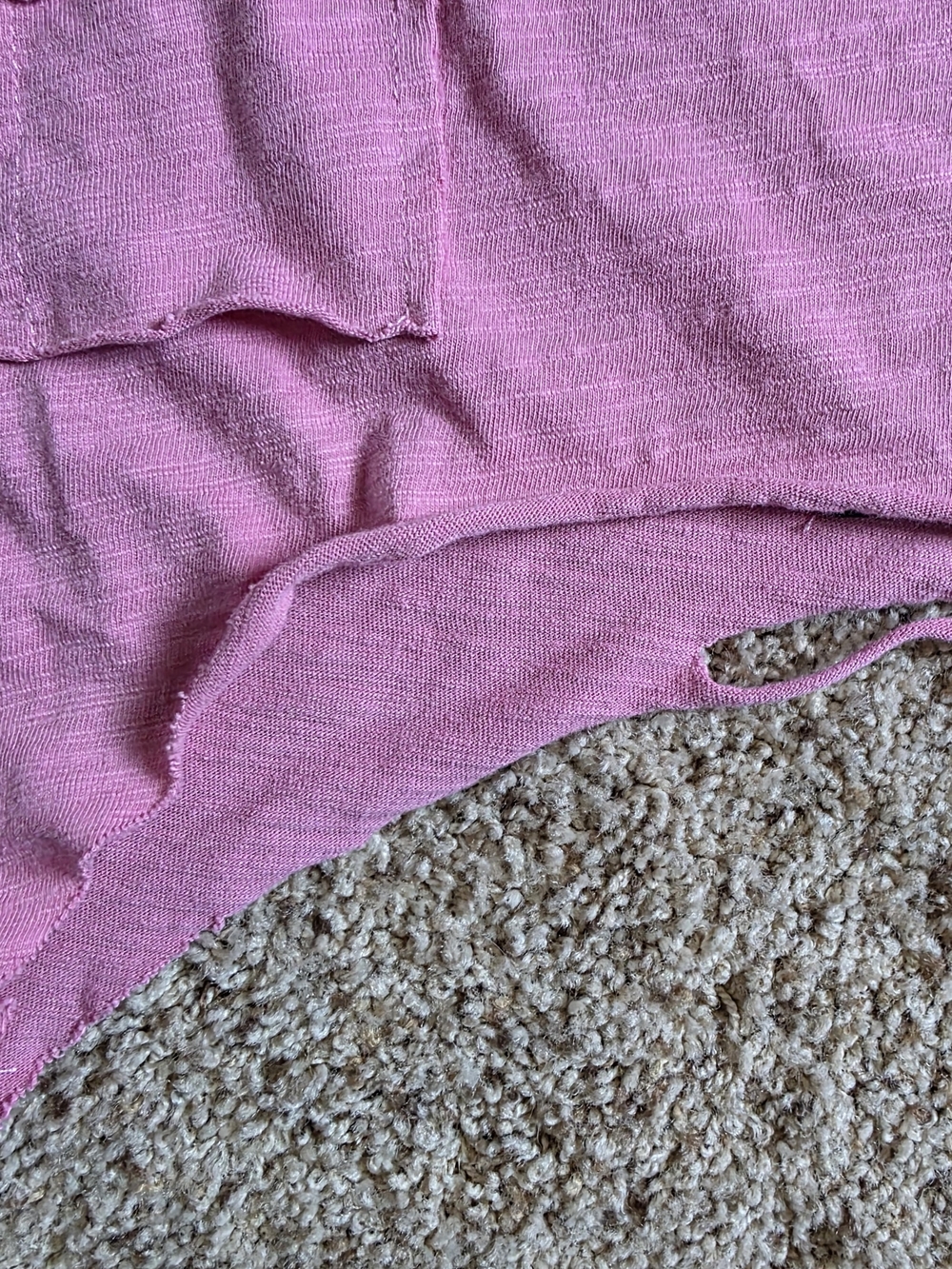 A Rare Bird Pink Distressed Tee L/XL - Picture 7 of 7